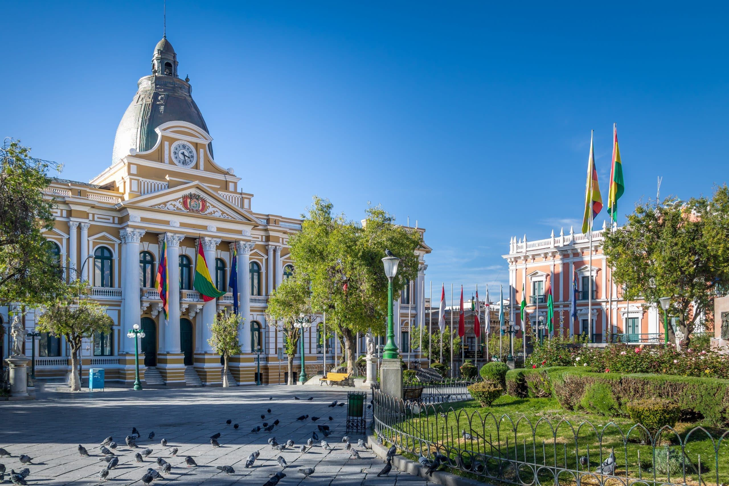 Plaza Murillo and Bolivian Palace of Government - La Paz, Bolivi